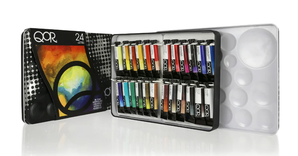 GOLDEN Introduces New QoR® 24 Watercolor Set
