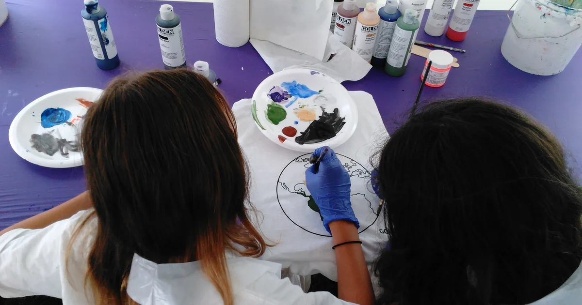 Golden Artist Colors' Staff Volunteers at Colorscape Chenango 2016