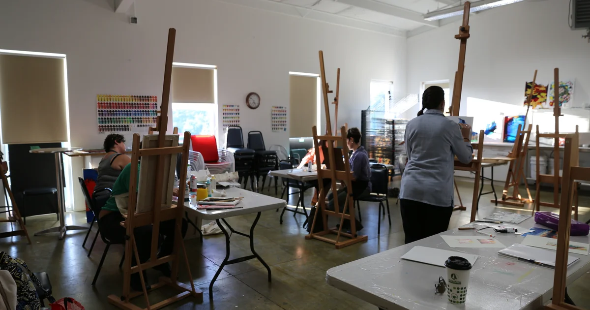 Master Teacher Art Exhibition at Golden Artist Colors