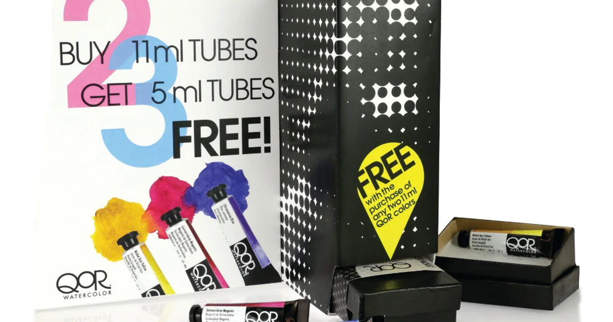 Artists Receive FREE QoR® Watercolor Sample Set, Expanding their Palette and Encouraging Experimentation