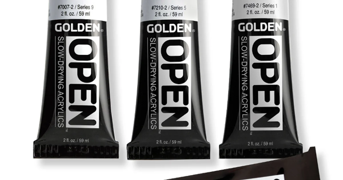 GOLDEN Gives Artists Opportunity to Expand Their Palette and Discover Something New with OPEN Acrylics Spring 2017 Free White Promotion