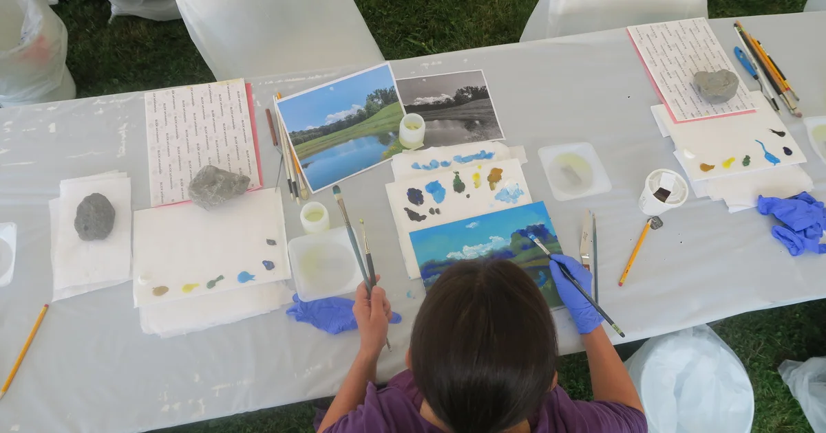 Staff at Golden Artist Colors Celebrate Employee Ownership, Creativity and Experimentation with 'Paint Day'