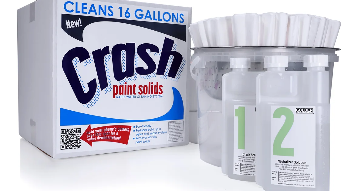 GOLDEN Develops Easy-to-Use Kit for Artists to Remove Acrylic Paint Solids from Studio Waste Water