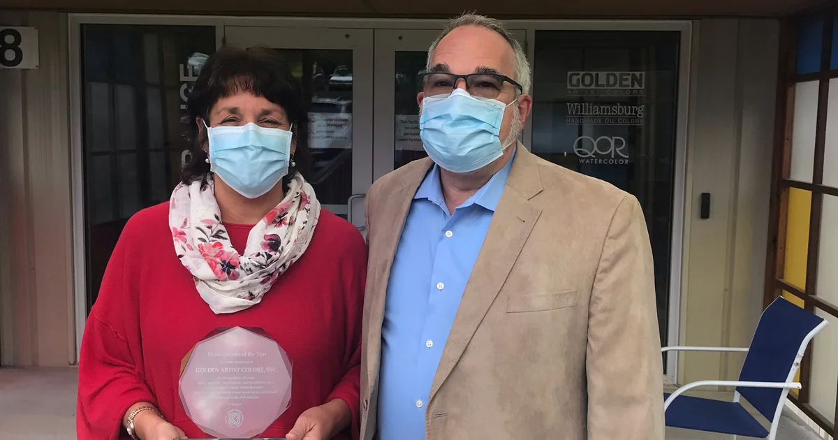Golden Artist Colors, Inc. Receives 2020 Manufacturer of the Year Award
