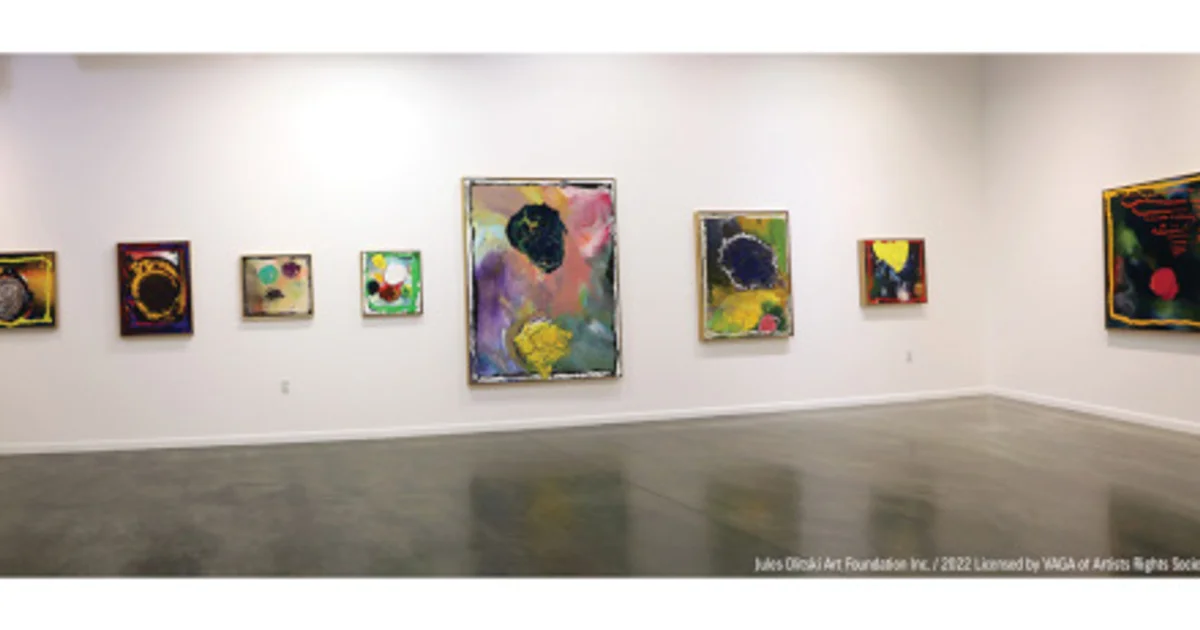 JULES OLITSKI : LATE WORKS Exhibition at The SAGG at GOLDEN