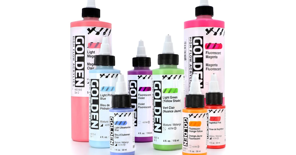 High Flow Acrylics Color Expansion Offers More Versatility and Unstoppable Color