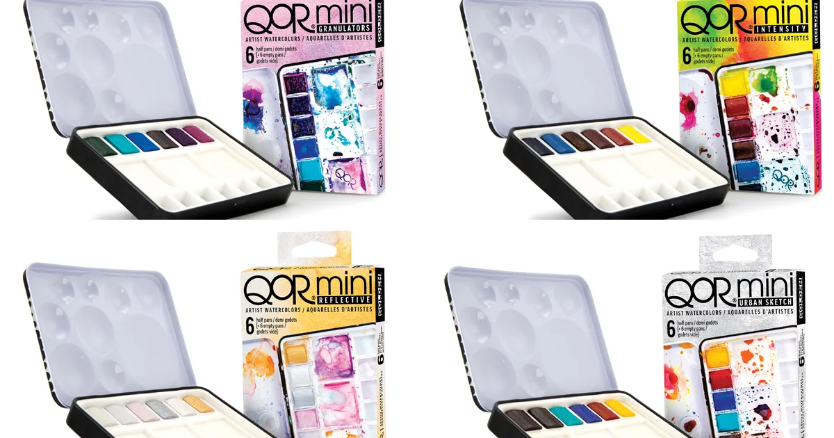 GOLDEN Launches Four New QoR Artist Watercolors Half Pan Sets