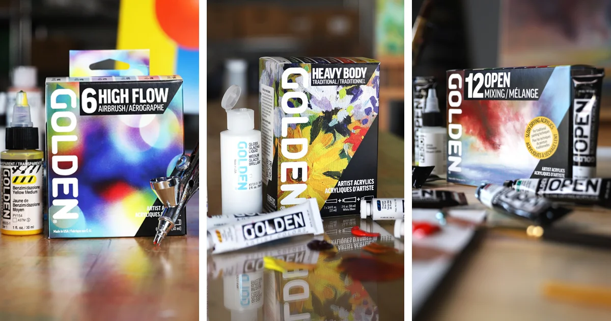 GOLDEN Introduces 13 New Acrylic Sets