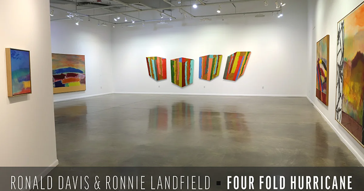 Four Fold Hurricane Exhibition Features Artwork by Ronnie Landfield & Ronald Davis